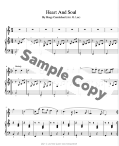 Sheet Music: Heart and Soul